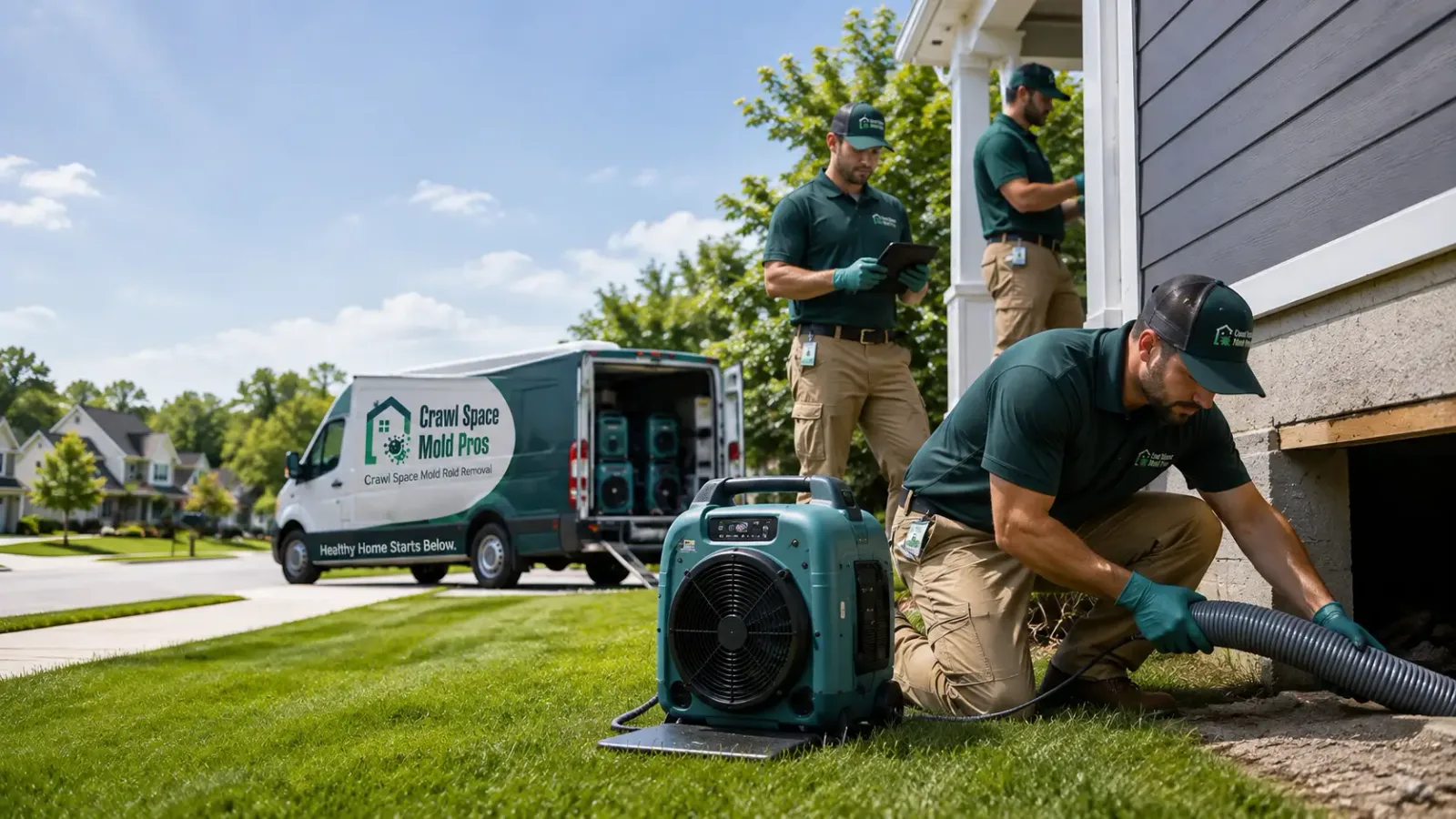 Crawl Space Mold Removal in Walkerville, MI